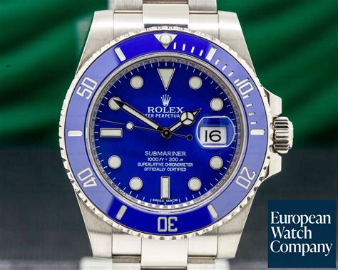 second hand rolex submariner white gold value|Rolex Submariner 18k white gold.